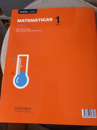 Inicia Dual Matemáticas 1º ESO Libro del Alumno...