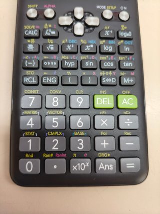 Calculadora científica Casio FX-991ES Plus-2 (negra)