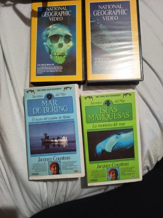 Lote 4 Cintas VHS National Geographic