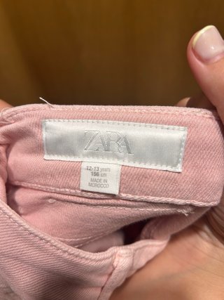 Pantalones Zara rosas con tachuelas Talla 12-13