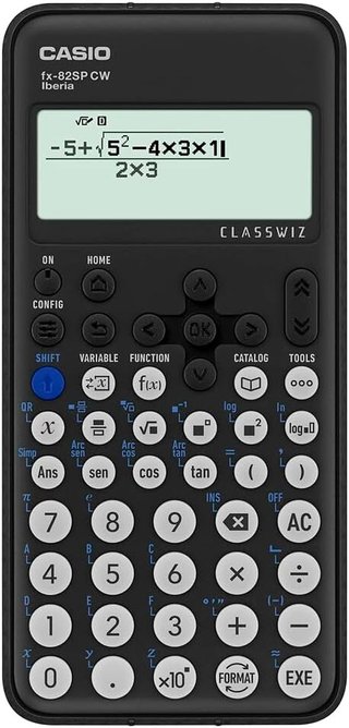 Calculadora científica Casio FX-82SP CW (gris oscuro)