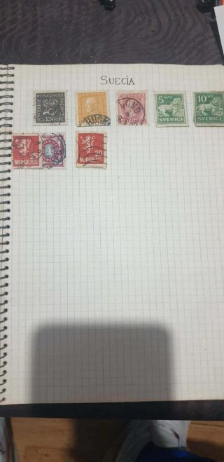 Lote Sellos Antiguos España Francia Alemania