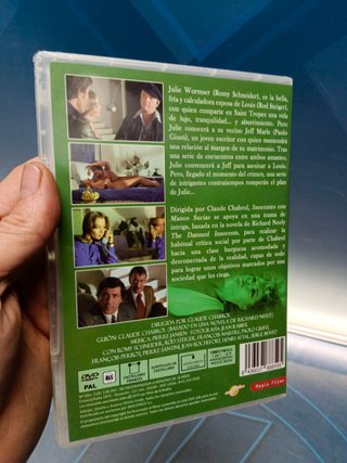 Dvd, INOCENTES CON MANOS SUCIAS - CLAUDE CHABROL -nueva precintada