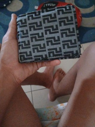 Portafoglio Fendi grigio