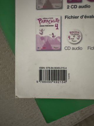Parachute 4, methode de français Livre de l'élève