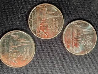 3 Monete Antiche Tailandesi