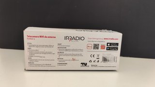 Cámara Vigilancia IRRADIO Wifi Exterior 4Mpx IP65