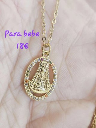 Collar para bebé virgen del rocio 18€