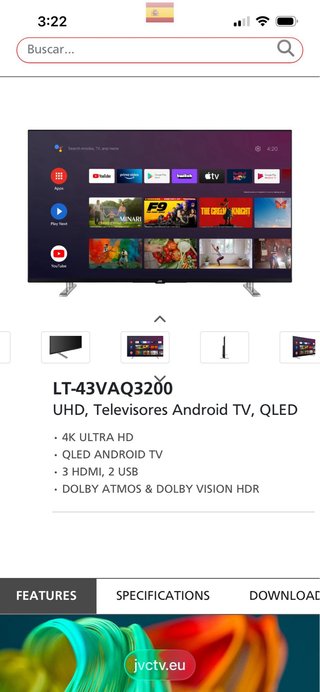 JVC Smart TV LT-43VA3200 Negro