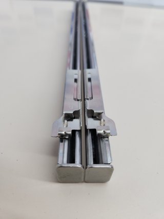 Rieles telescópicos para horno inox