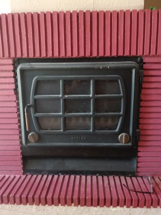 Casete de chimenea hierro forjado