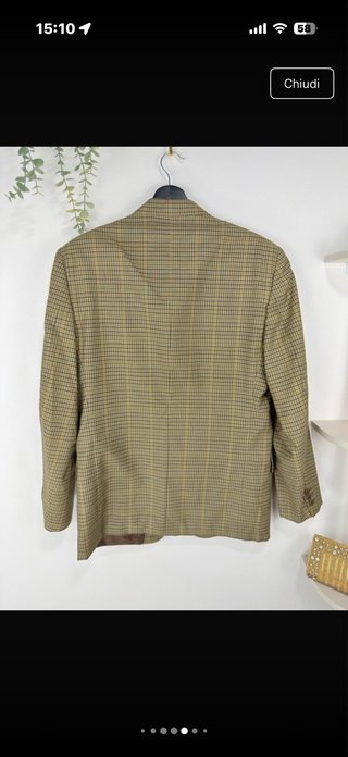 Blazer Principe di Galles Lana Taglia M