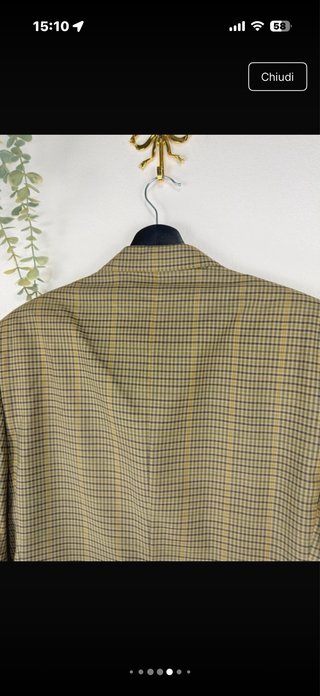 Blazer Principe di Galles Lana Taglia M