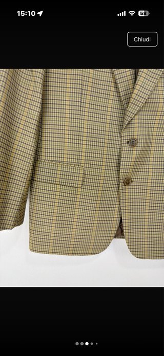 Blazer Principe di Galles Lana Taglia M