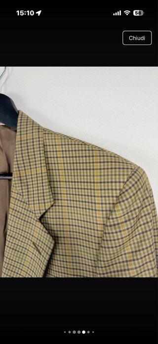 Blazer Principe di Galles Lana Taglia M