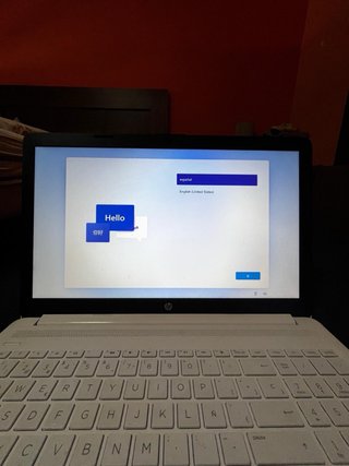 Portátil HP Blanco + Maletín