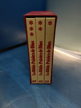 3 libros, LA BIBLIA PALABRA DE DIOS - AFHA. 1978