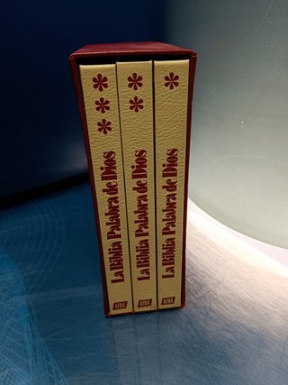 3 libros, LA BIBLIA PALABRA DE DIOS - AFHA. 1978