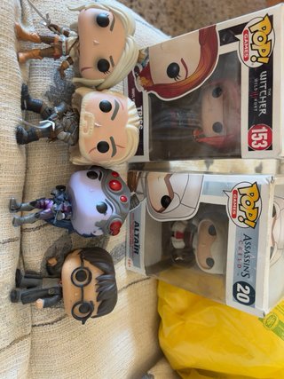 Funko Pop! The Witcher, Assassin's Creed, Harry Po