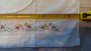 Set Lenzuola Neonato Ricamato