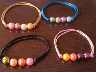Pack 4 Pulseras Perlas
