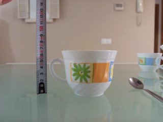 Juego 6 Tazas Café Porcelana 200ml