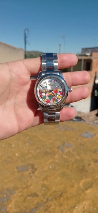 Day-Date Azul Plata