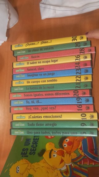 29 Libros Infantiles Barrio Sésamo DVD