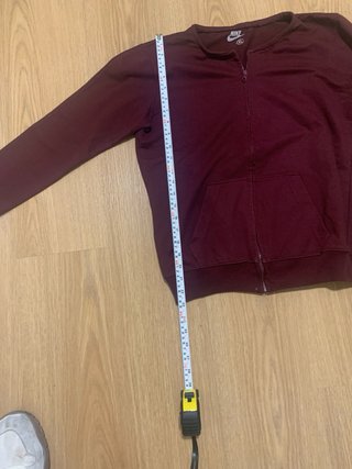Sudadera Nike Cremallera Burdeos Talla XL Mujer
