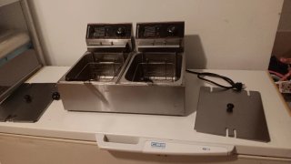 Freidora industrial 6+6L