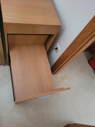 Cama 90 madera con 2 cajones. Posibilidad zapatero