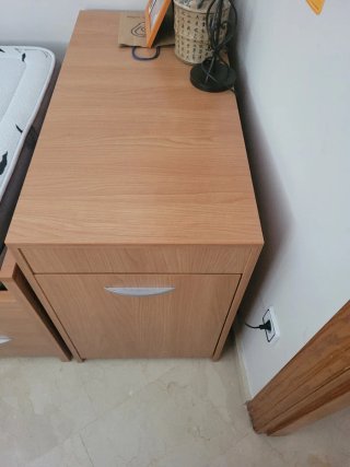 Cama 90 madera con 2 cajones. Posibilidad zapatero