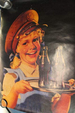 Poster de Coca-Cola años 90.