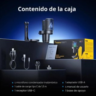 Micrófono Gaming MAONO DGM20W Inalámbrico