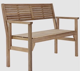 Banco Plegable Madera y Yute