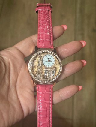Reloj Gagary Parisino Dorado y Rosa