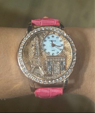 Reloj Gagary Parisino Dorado y Rosa