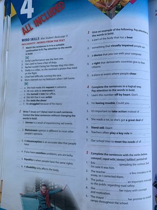 Workbook 1 bachillerato English/Inglés