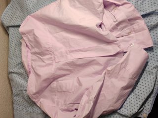 Camisa corta Zara rosa XS