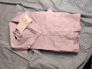 Camisa corta Zara rosa XS