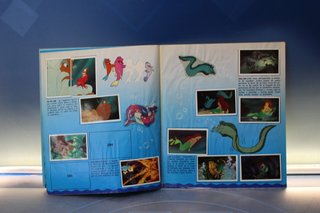 La Sirenita. Disney, Panini. Álbum de Cromos incompleto. 1990.