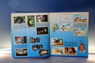 La Sirenita. Disney, Panini. Álbum de Cromos incompleto. 1990.