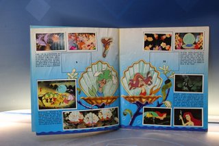 La Sirenita. Disney, Panini. Álbum de Cromos incompleto. 1990.