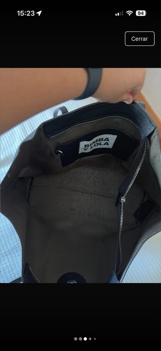 Bolso piel Bimba y Lola negro