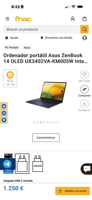 Asus Zenbook 14 i9 16GB 1TB SSD