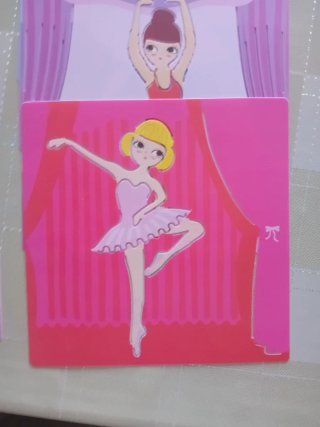 Djeco 5 Plantillas Dibujo Bailarina Danza