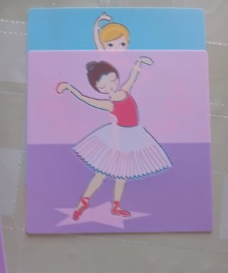 Djeco 5 Plantillas Dibujo Bailarina Danza