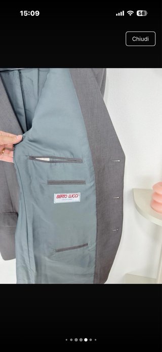 Berto Lucci Blazer Grigio XL