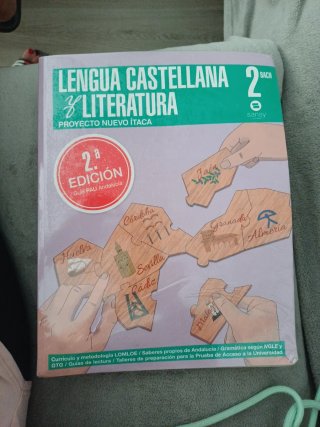 Libro texto Lengua Castellana y Literatura 2º bach