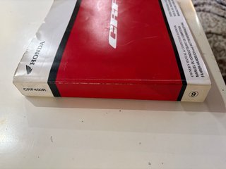 Manual Honda CRF450R, edición 2008